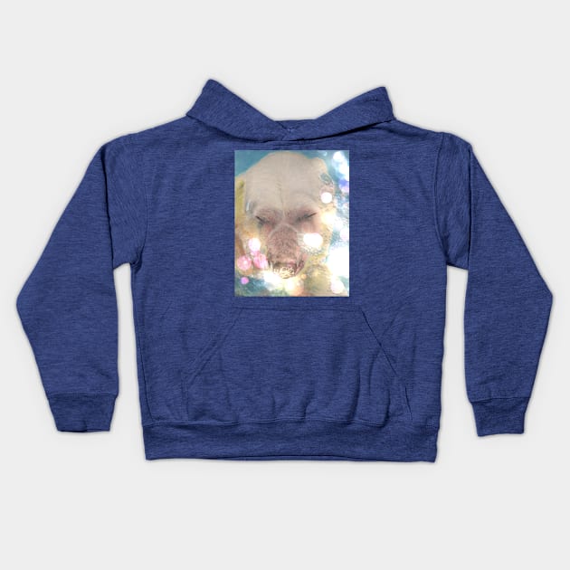 Polar Bear Kids Hoodie by teenamarie23art